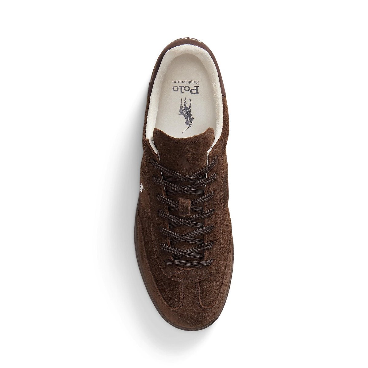 Baskets en cuir suède BEDFORD PP marron chocolat, POLO RALPH LAUREN