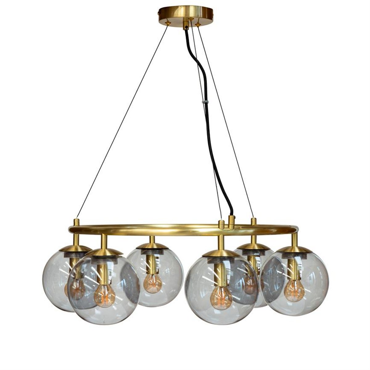 Lustre en Verre et Métal COMO laiton, DYBERG LARSEN