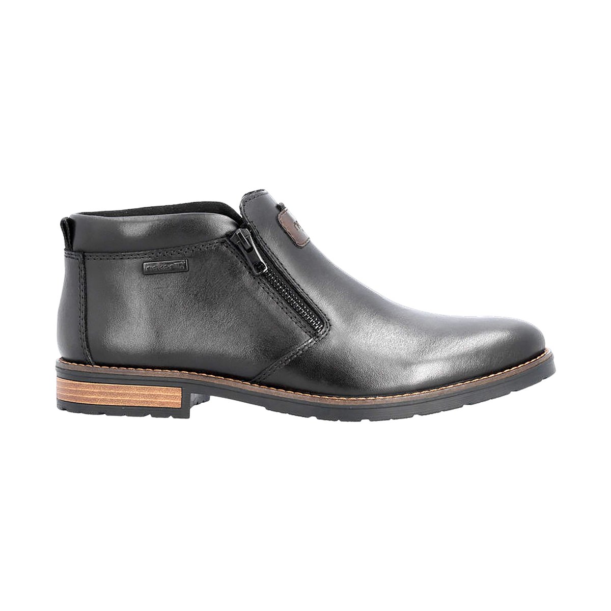 Bottine Cuir Rgd noir, RIEKER