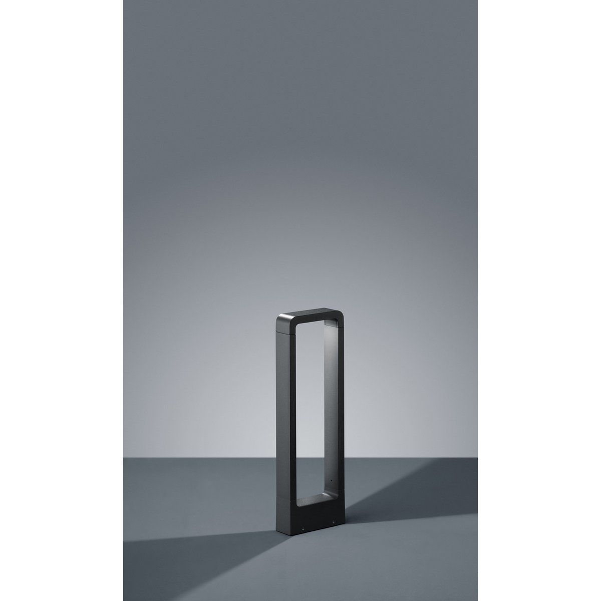 Borne de jardin LED Reno noir, TRIO