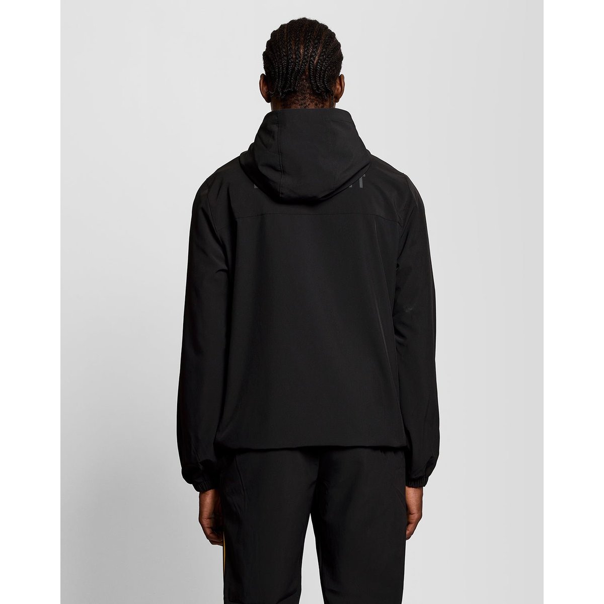 Veste Sports à rayures de survêtement noir jais, LYLE & SCOTT