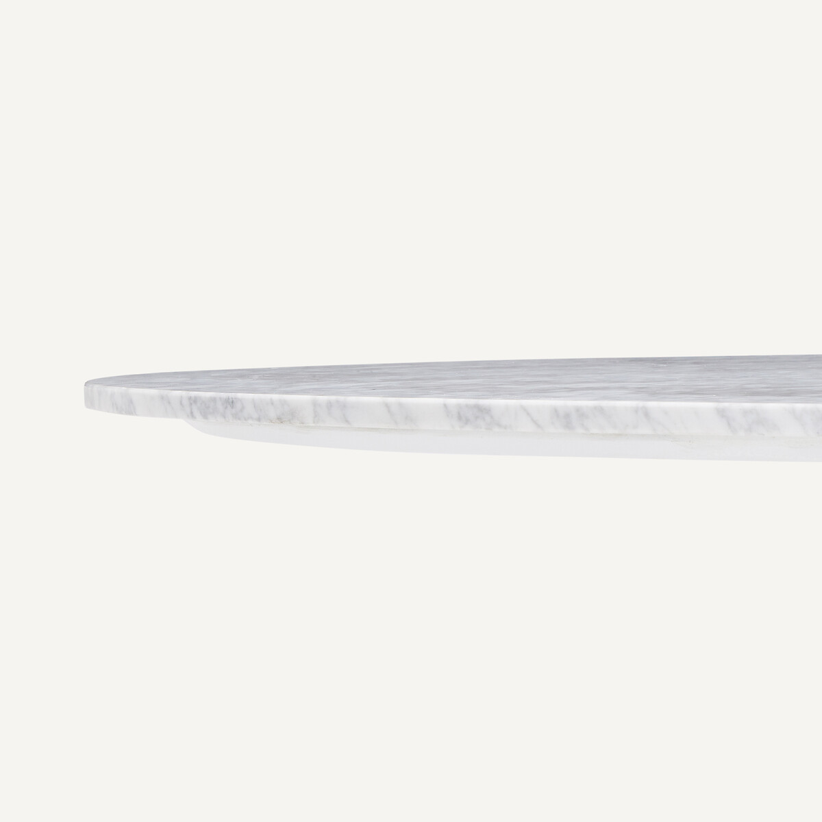 Tablero de mesa de mármol elíptico L170 cm, Elipso mármol blanco, AM.PM