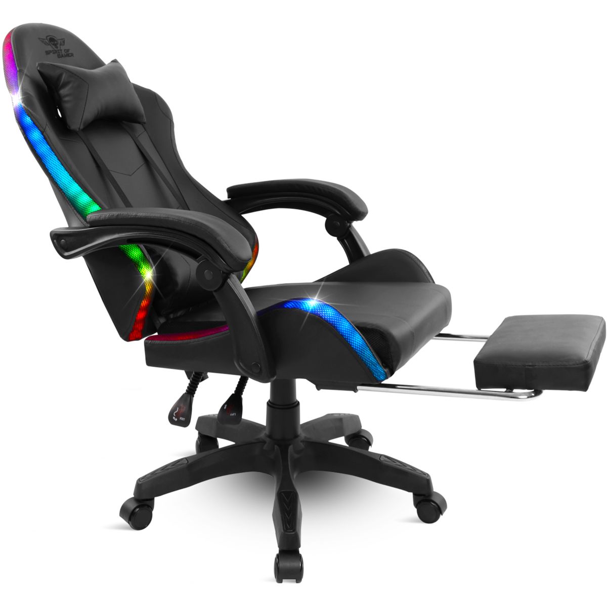Chaise gaming SIRIUS couleur unique, SPIRIT OF GAMER