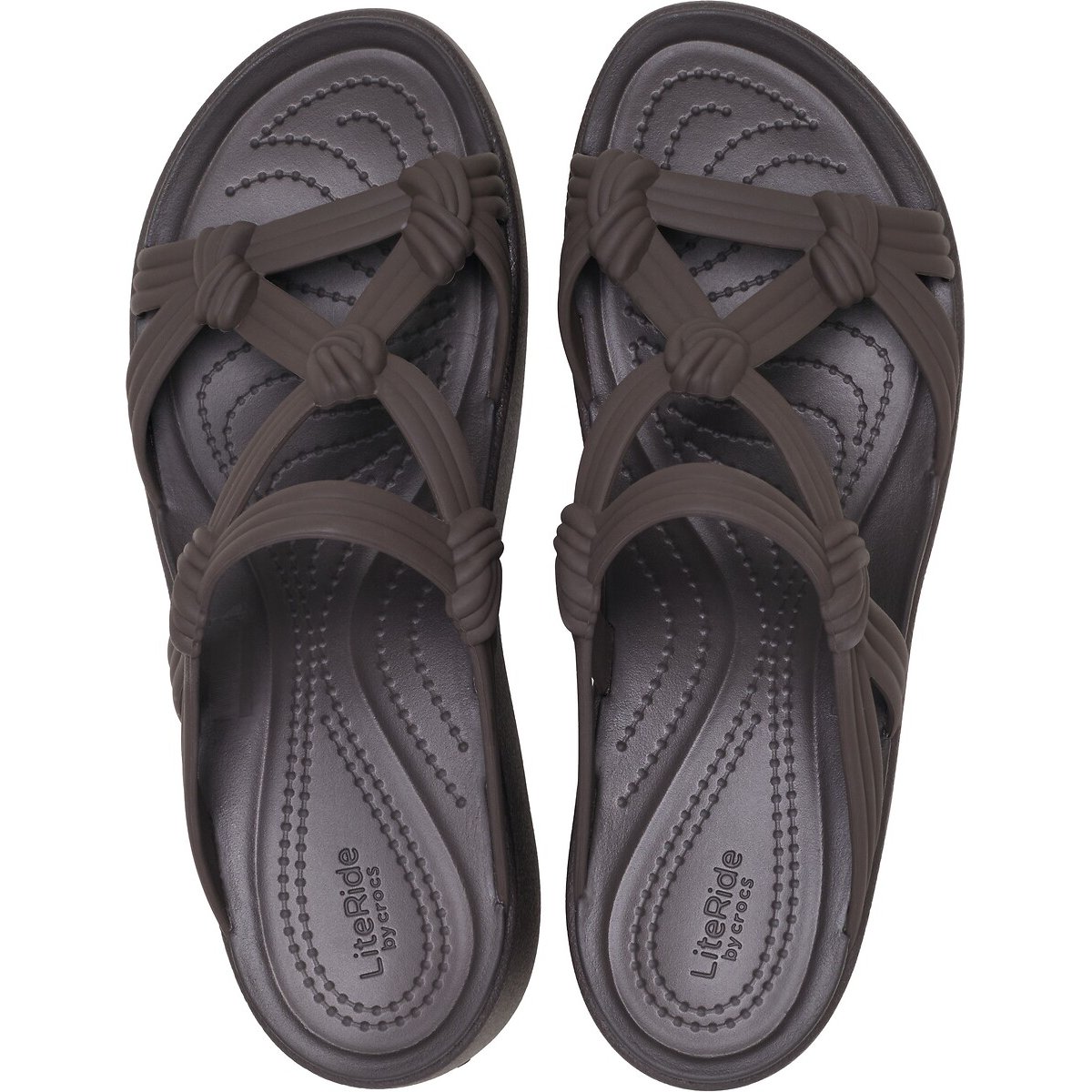 Sandali Brooklyn Knot Sky espresso, CROCS