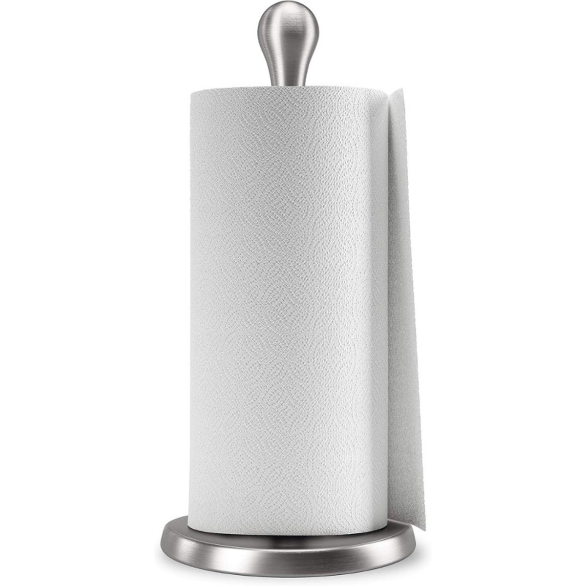 Porte essuie-tout utilisable d'une main  Tug argent, UMBRA