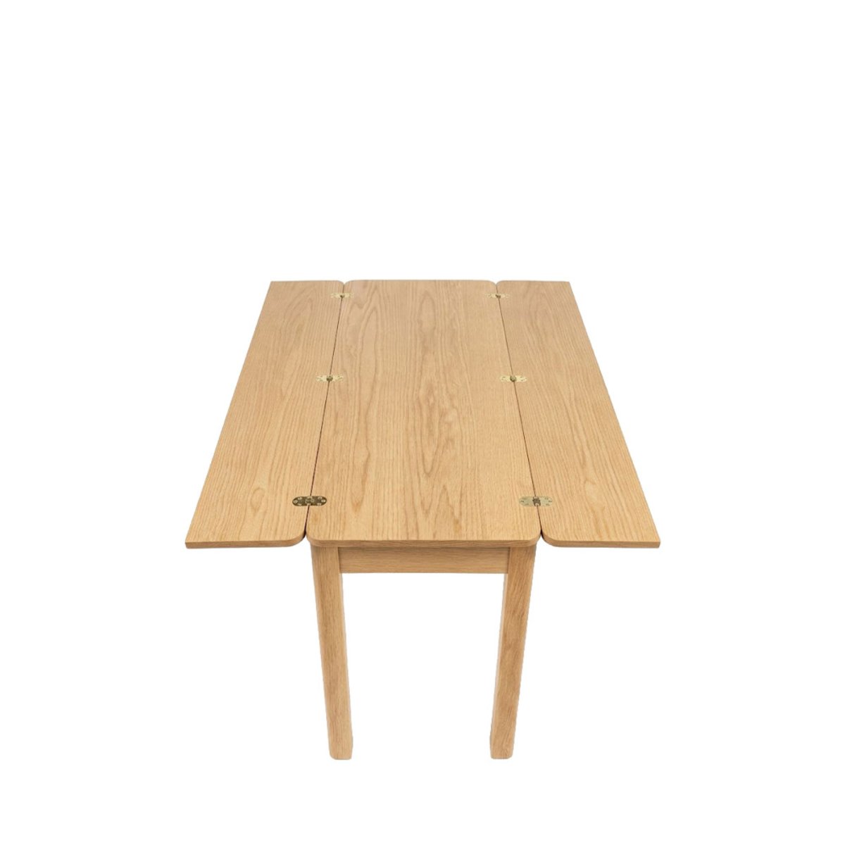 Table à manger extensible 2 à 4 personnes en bois 120x45-90cm- SHELDON bois clair, DRAWER
