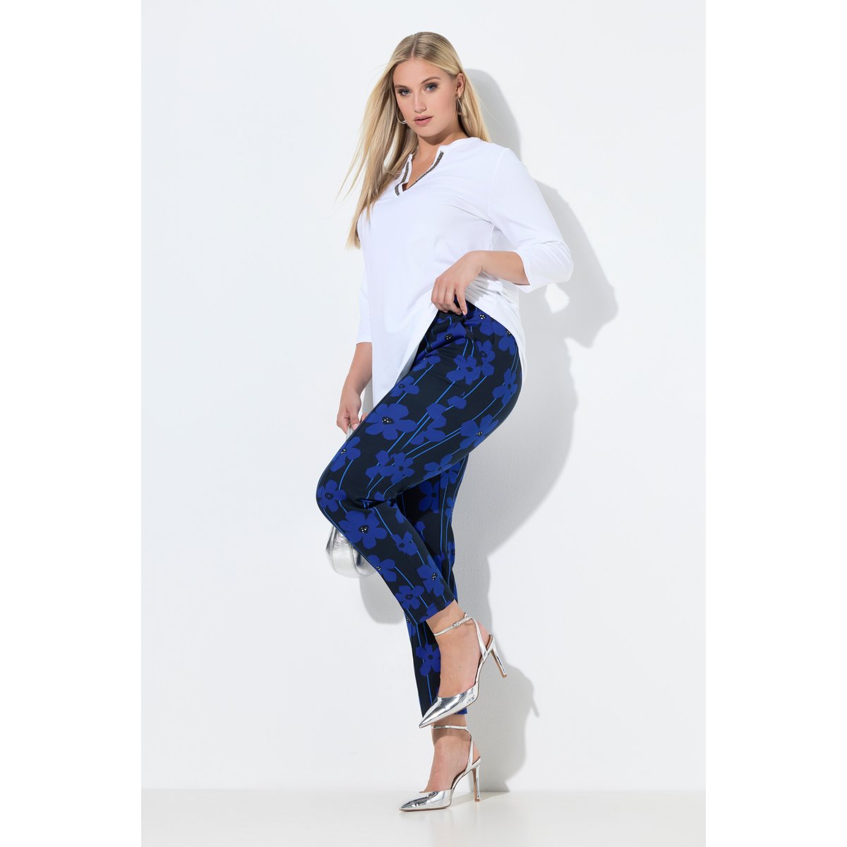 Pantalon point de Rome marine, ULLA POPKEN