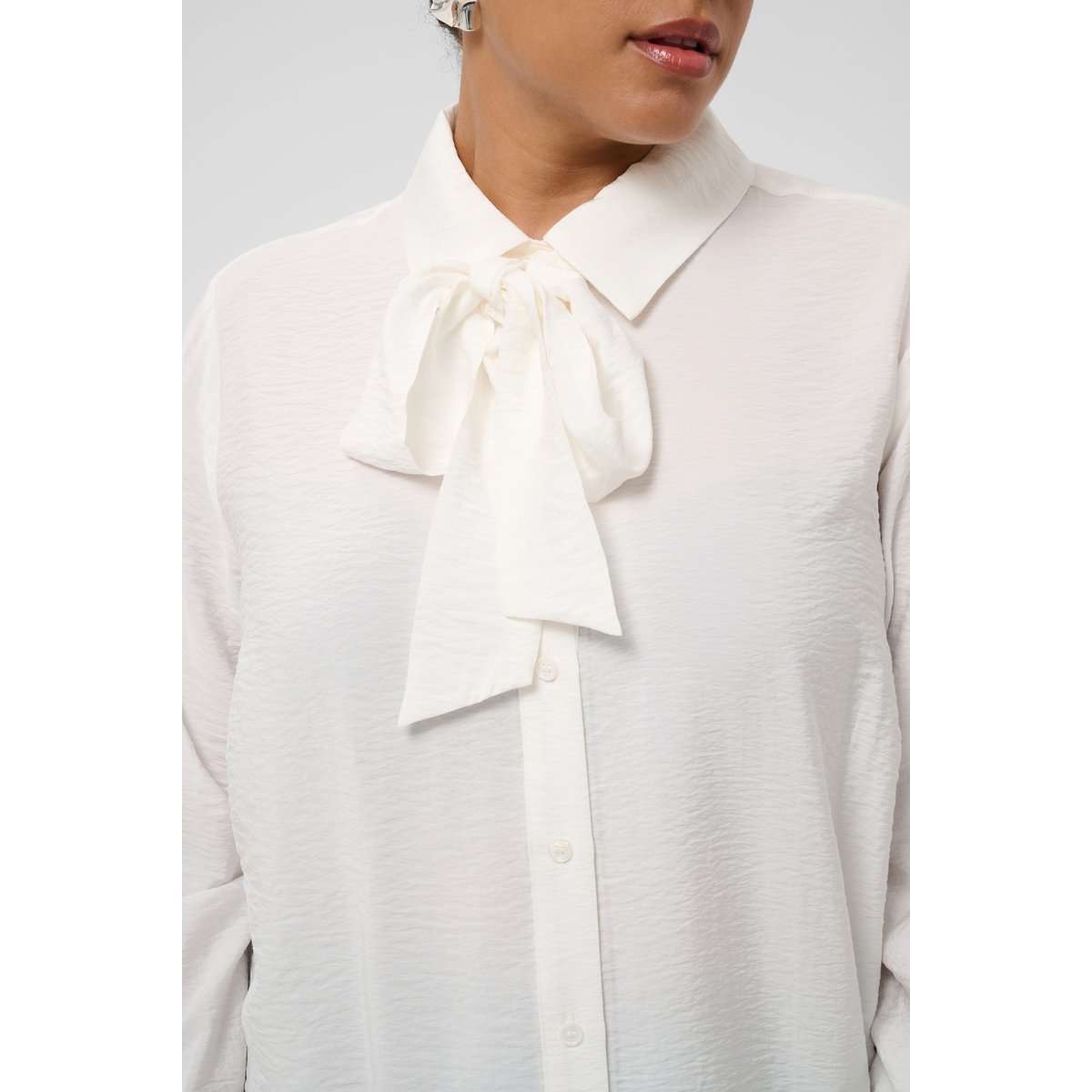 Chemise à manches longues blanc chalk, KAFFE CURVE