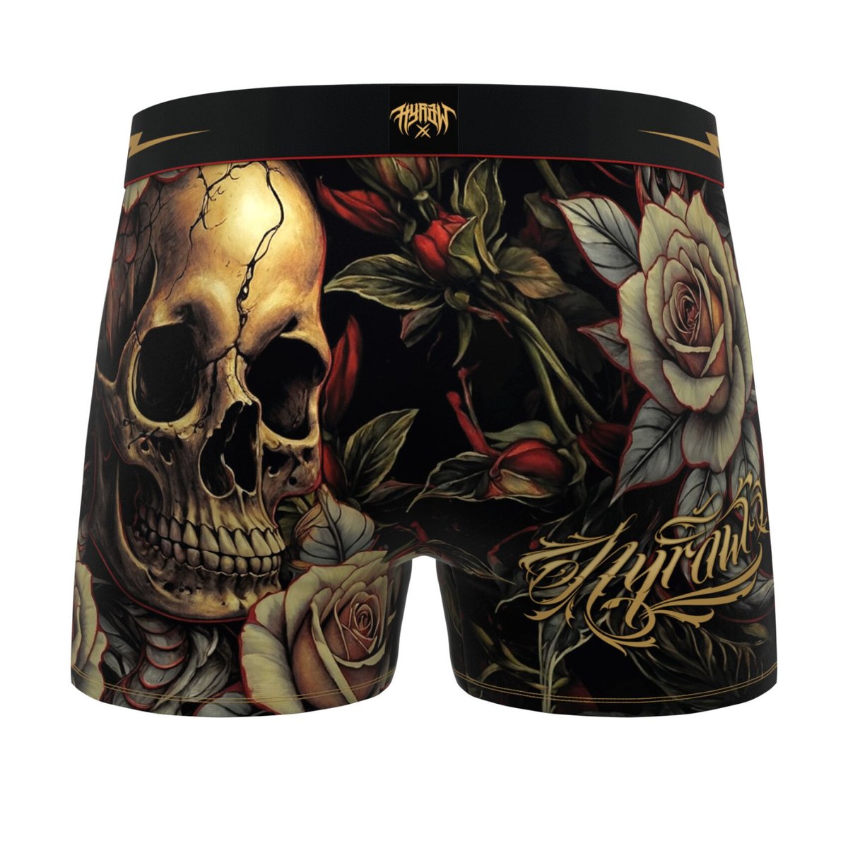 Lot De 4 Boxers Hyraw Microfibre noir/rouge/orange/jaune/blanc/vert, FREEGUN