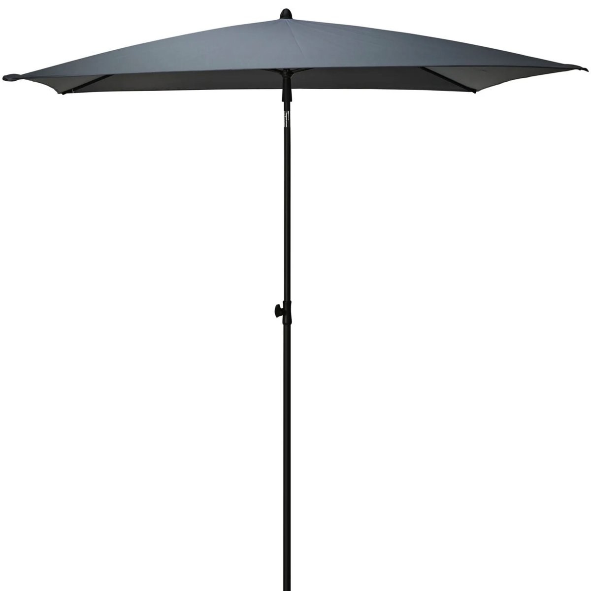 Parasol rectangulaire gris 125x200cm gris, WADIGA