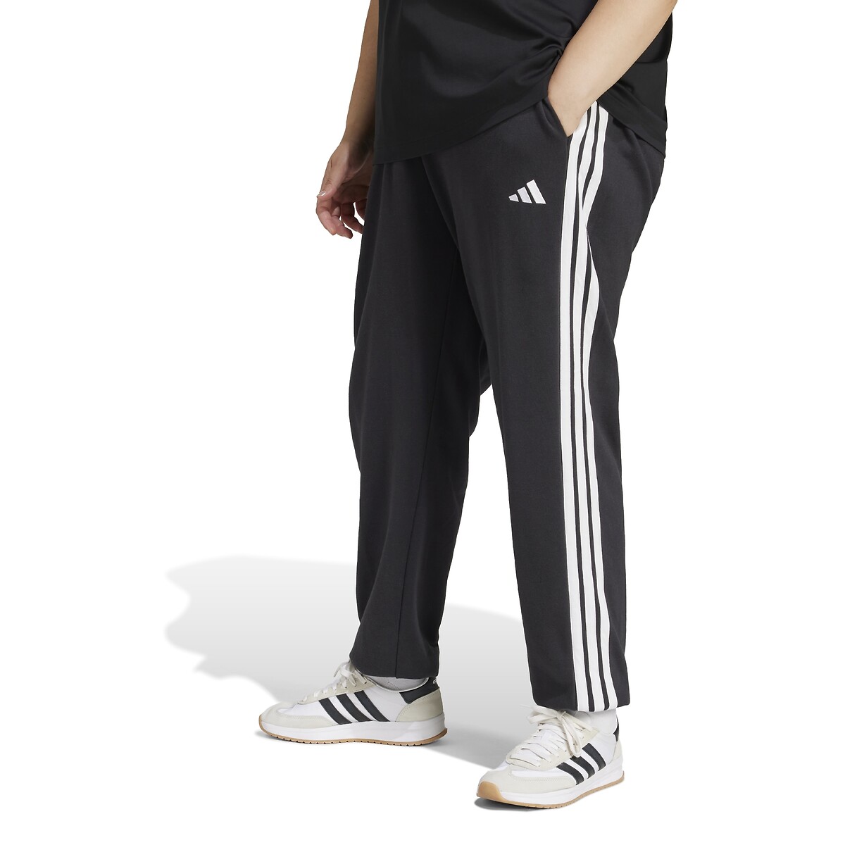 Tracksuit Bottoms, Essentials 3-Stripes (Large) black, ADIDAS SPORTSWEAR