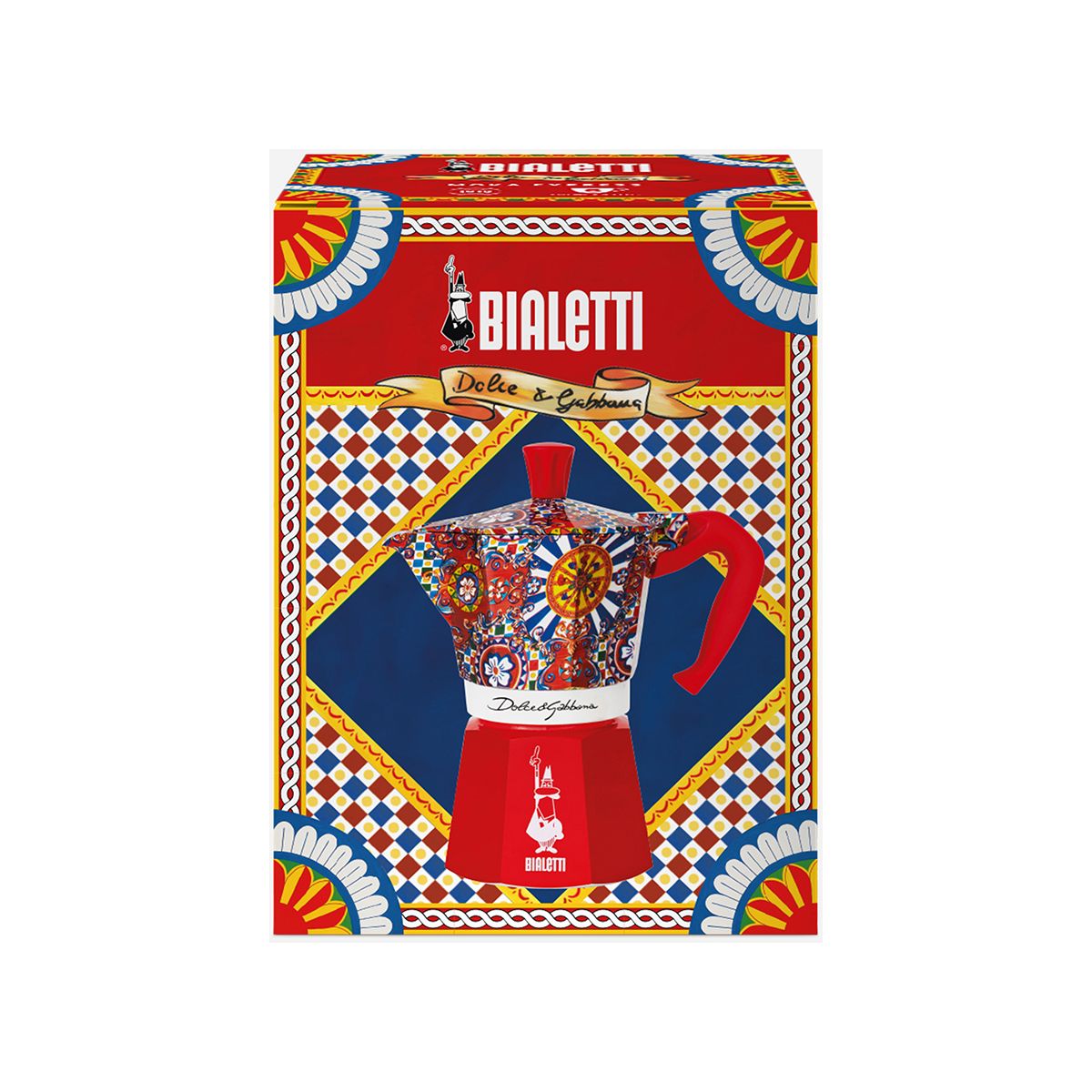 Cafetière italienne Moka Express 6 Cups Dolce Gabbana rouge, BIALETTI