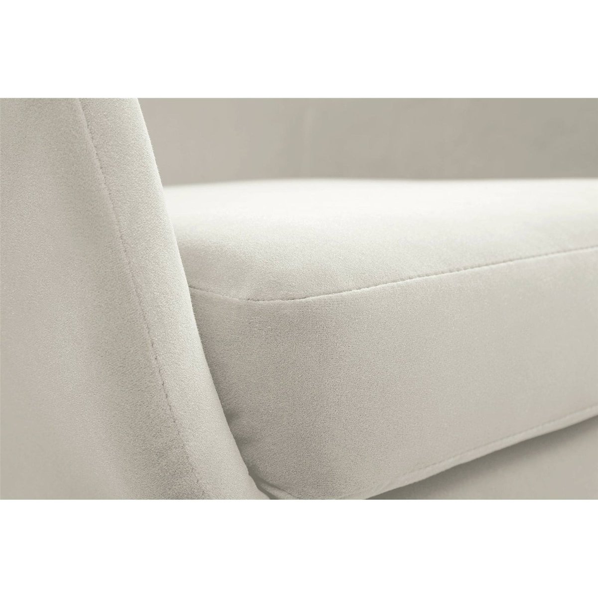 Fauteuil cabriolet capitonné en velours bleu pétrole castel, RECOLLECTION