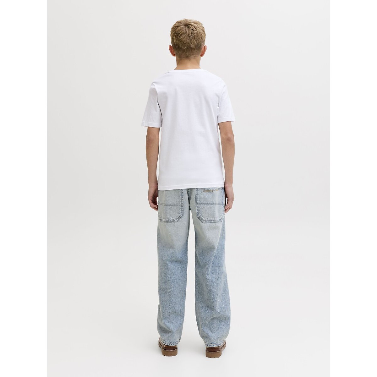T-shirt maniche corte bianco, JACK & JONES JUNIOR