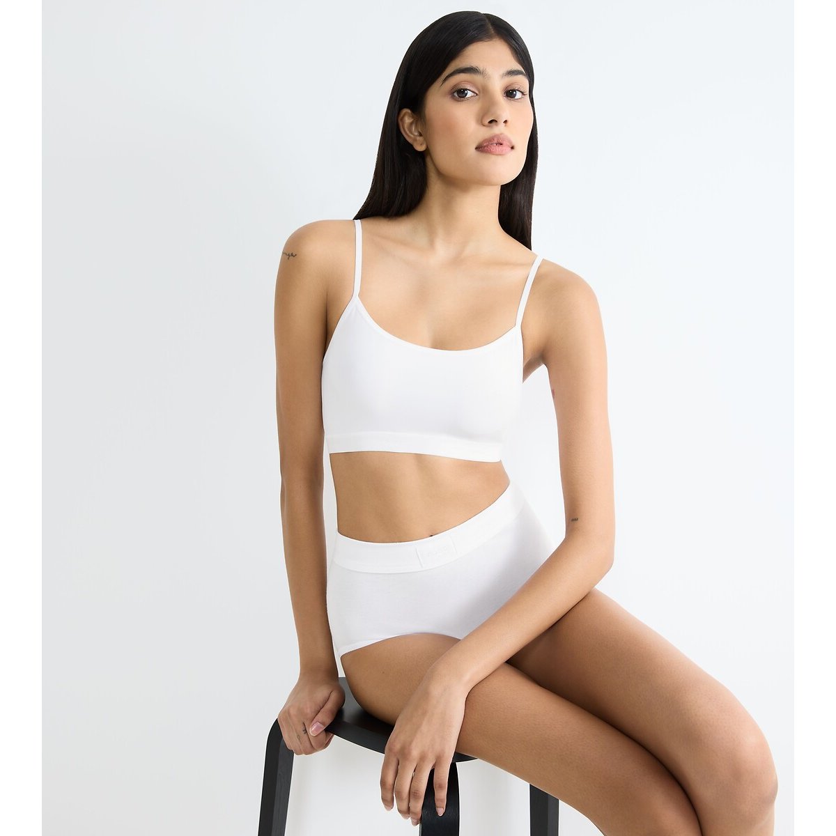 Lot de 3 + 1 gratuite culottes maxi DOUBLE COMFORT blanc, SLOGGI