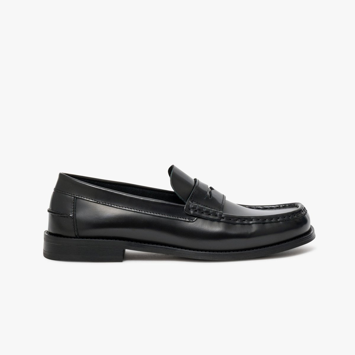 Derby en cuir BARRY noir, BOCAGE