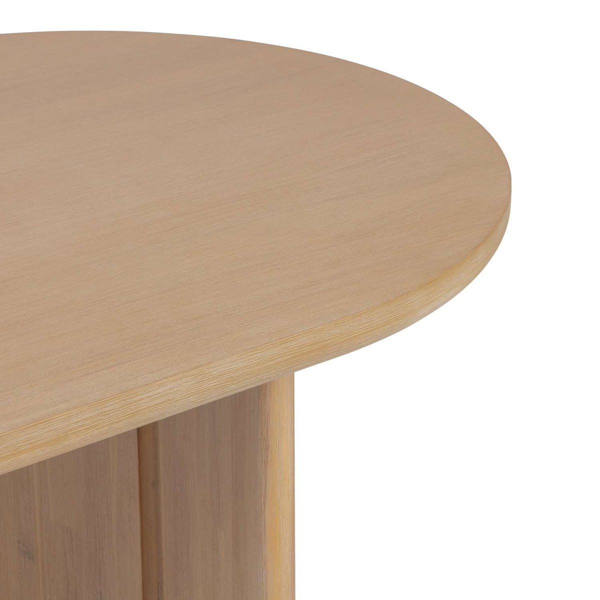 Table à manger en bois 6 places LOUSADA beige, ATMOSPHERA