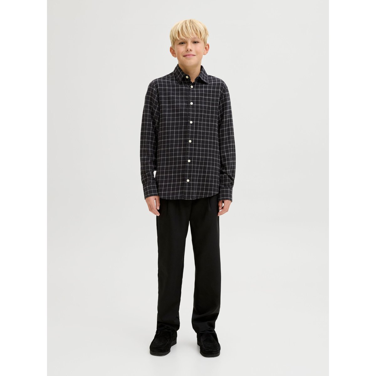 Chemise noire - black, JACK & JONES JUNIOR