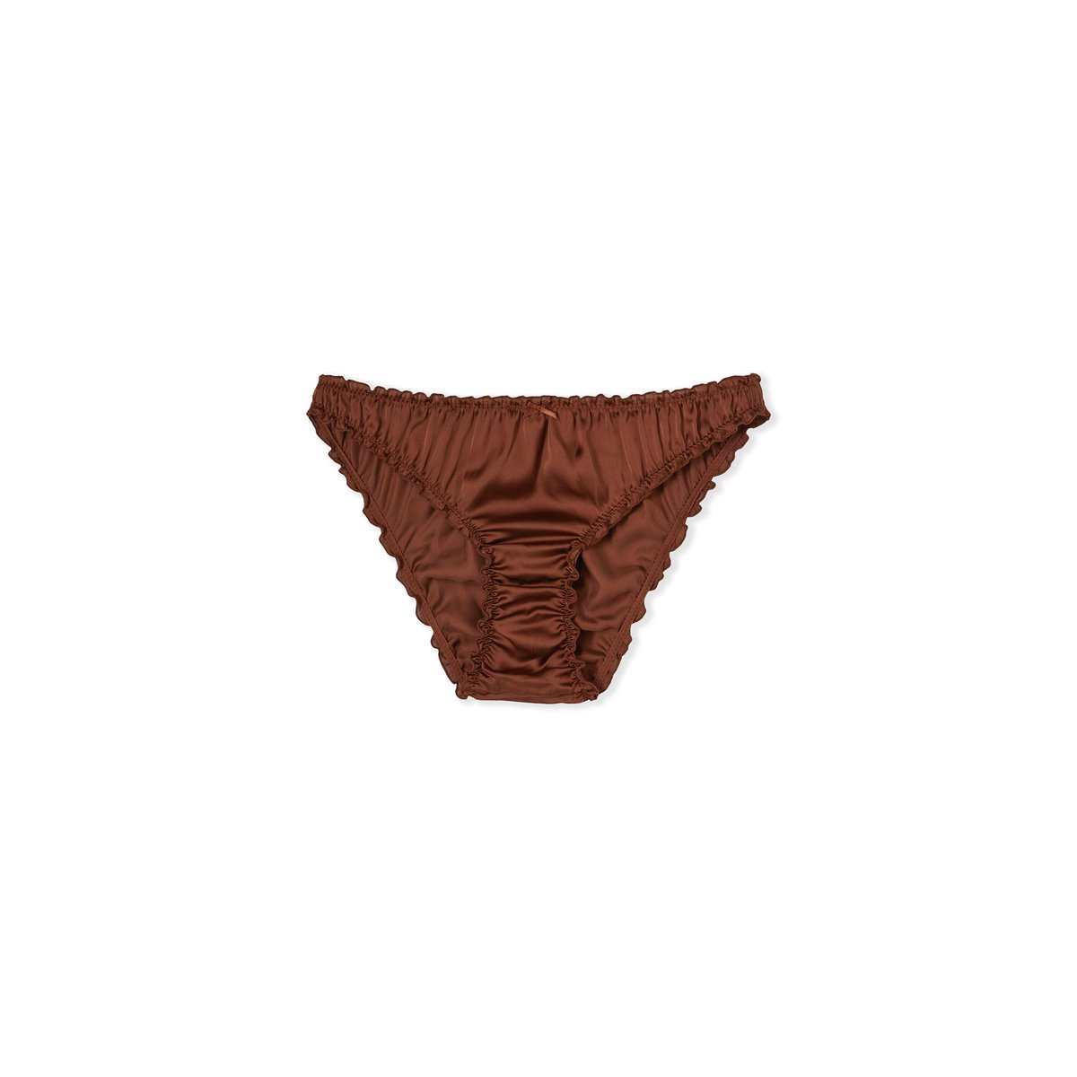 Culotte bloomer satinée NORA SATIN marron, ETAM