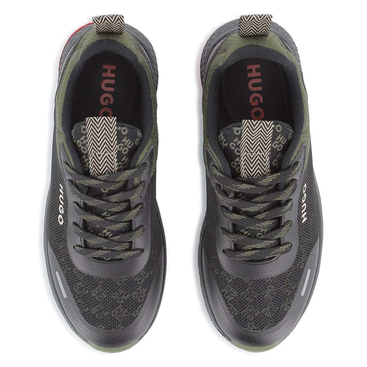 Sneakers in tessuto black, HUGO KIDSWEAR