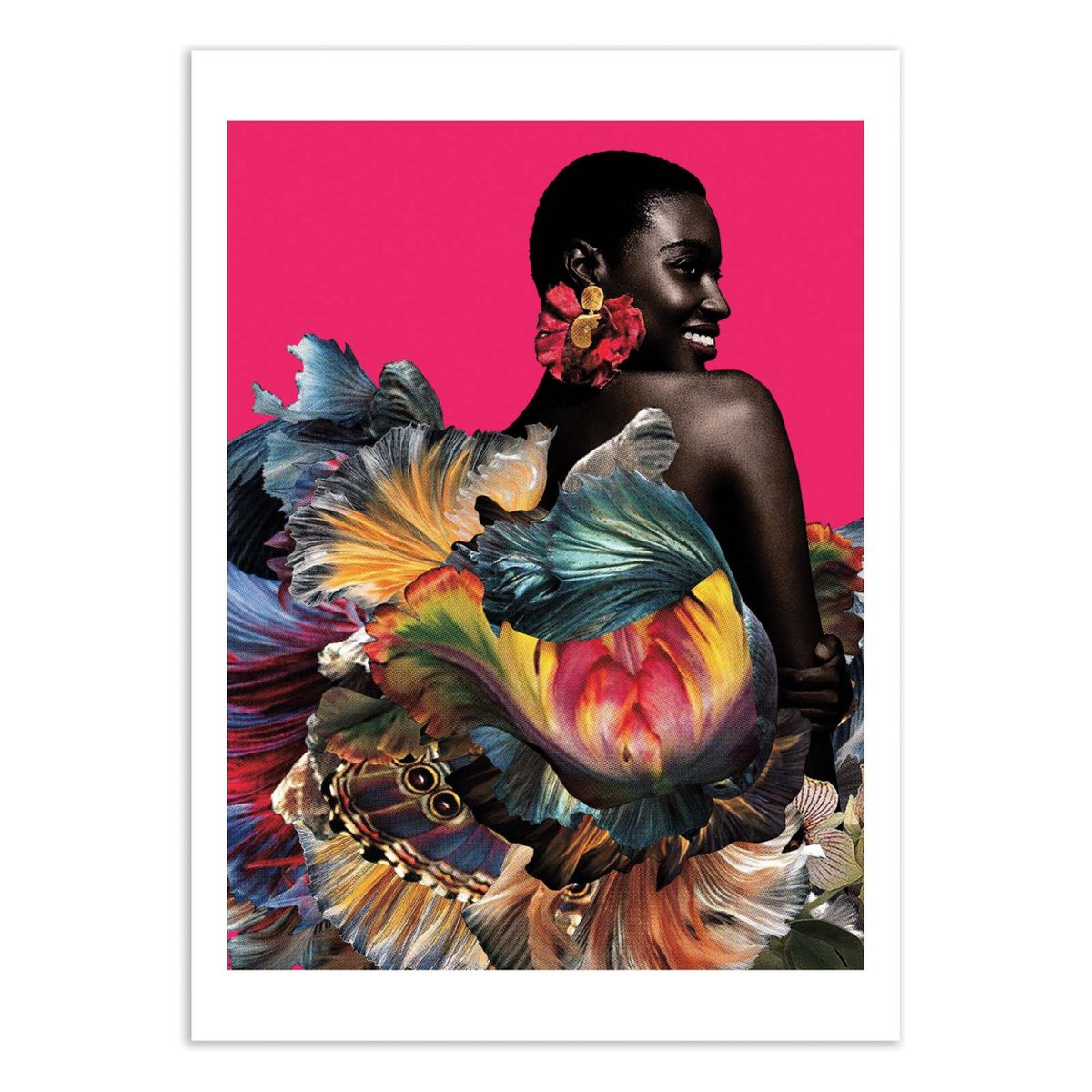 Affiche d'art - Aphrodite - Lolita Lorenzo rose, WALL EDITIONS