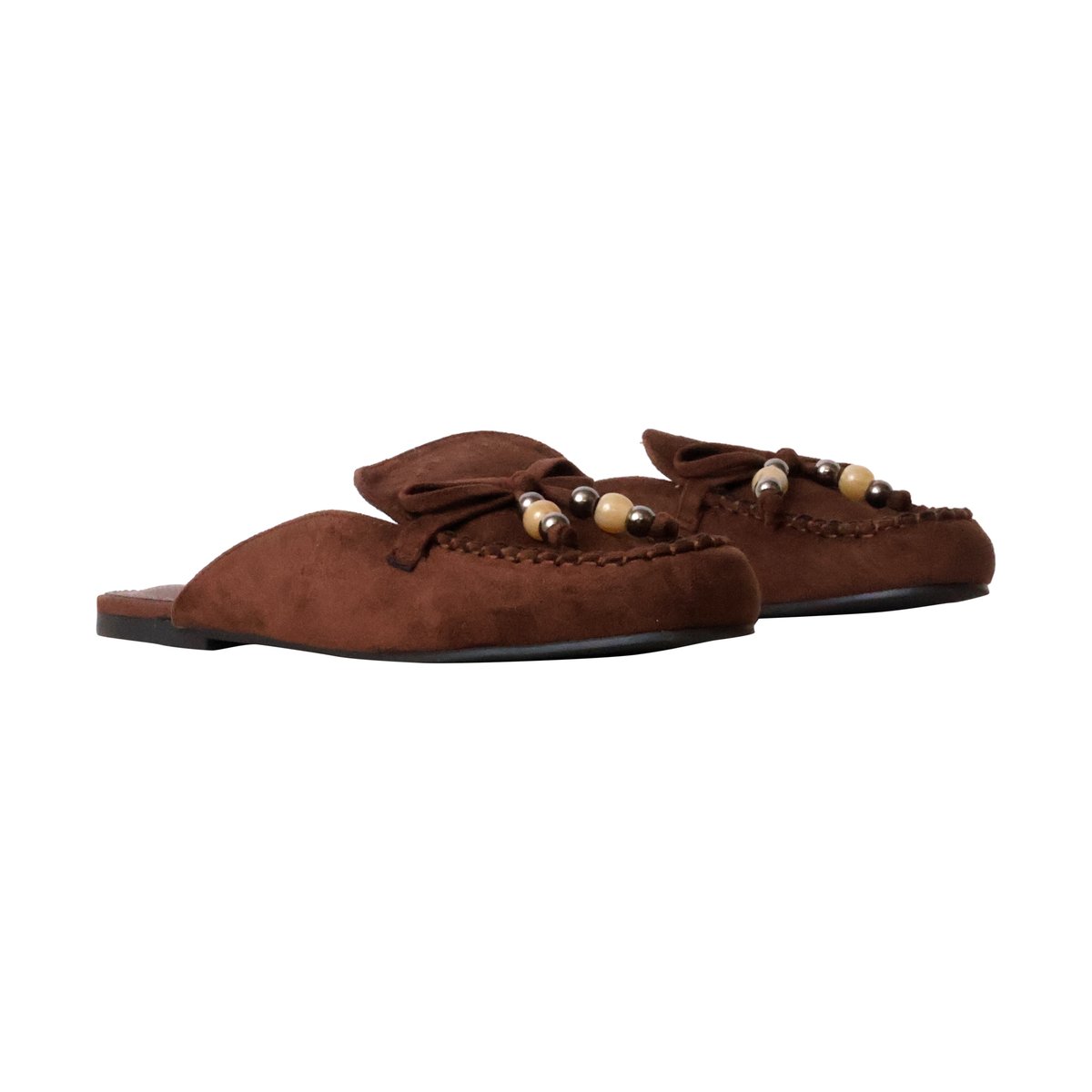 Mules à Enfiler marron, ENZA NUCCI