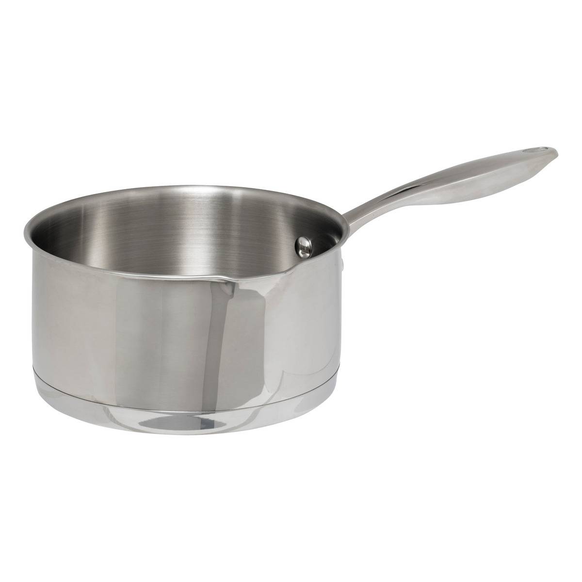Casserole en inox 16cm avec bec verseur RESILIENCE argent, 5FIVE SIMPLY SMART