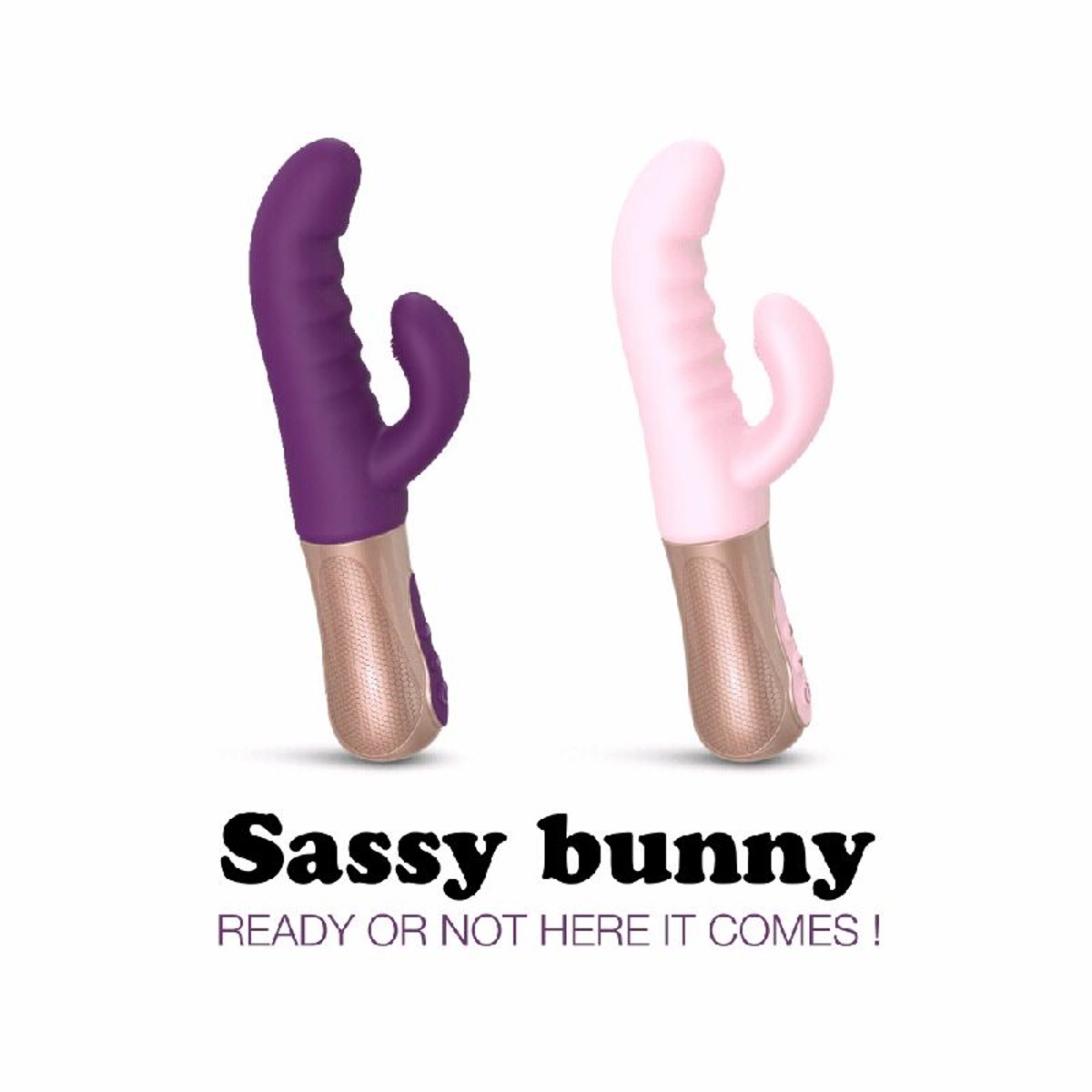 Sassy Bunny rabbit rose pastel / rose gold, LOVE TO LOVE