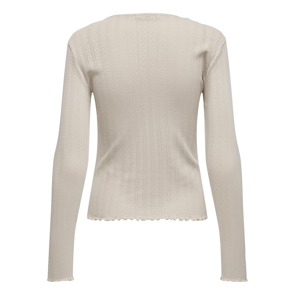 T-shirt manches longues ecru, ONLY PETITE