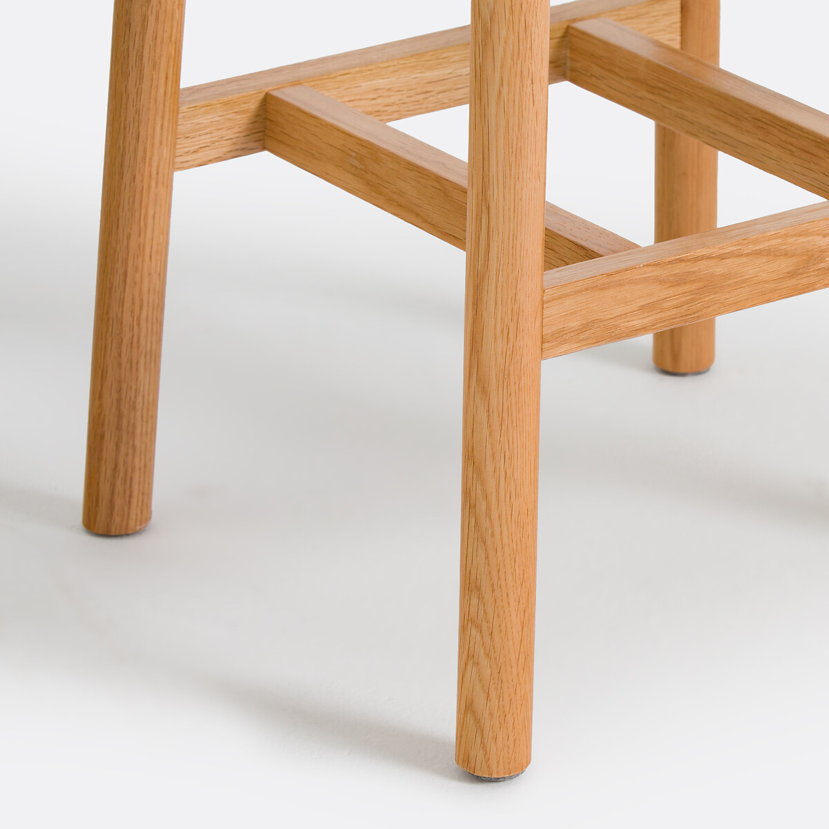 Sgabello da bar in rovere massiccio H65 cm, Monsio quercia, LA REDOUTE INTERIEURS