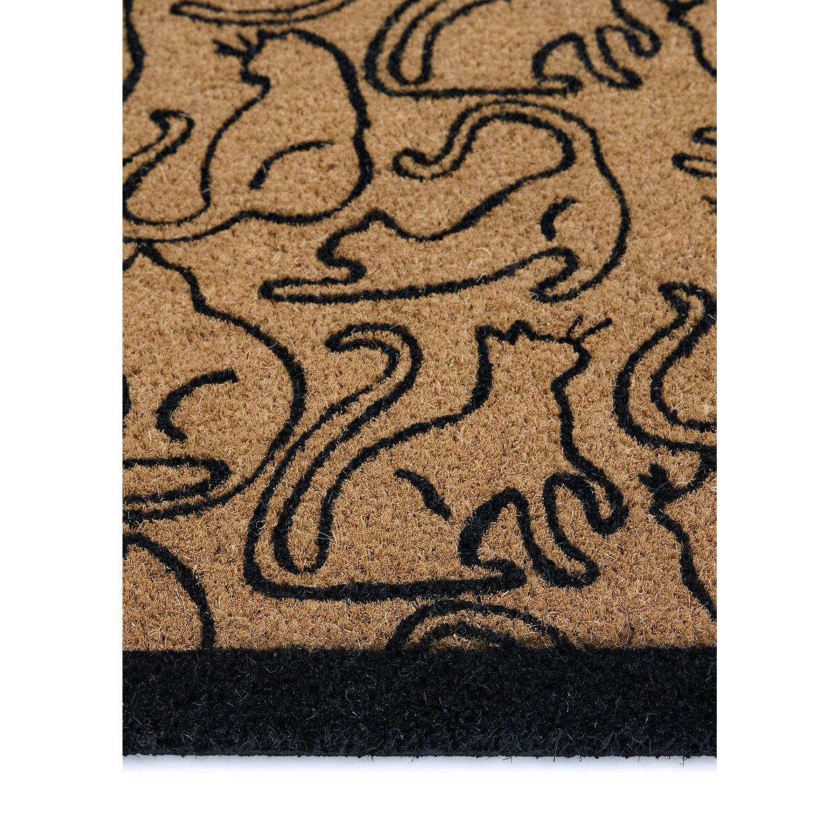 Outline Cats Coir Doormat beige, MY MAT