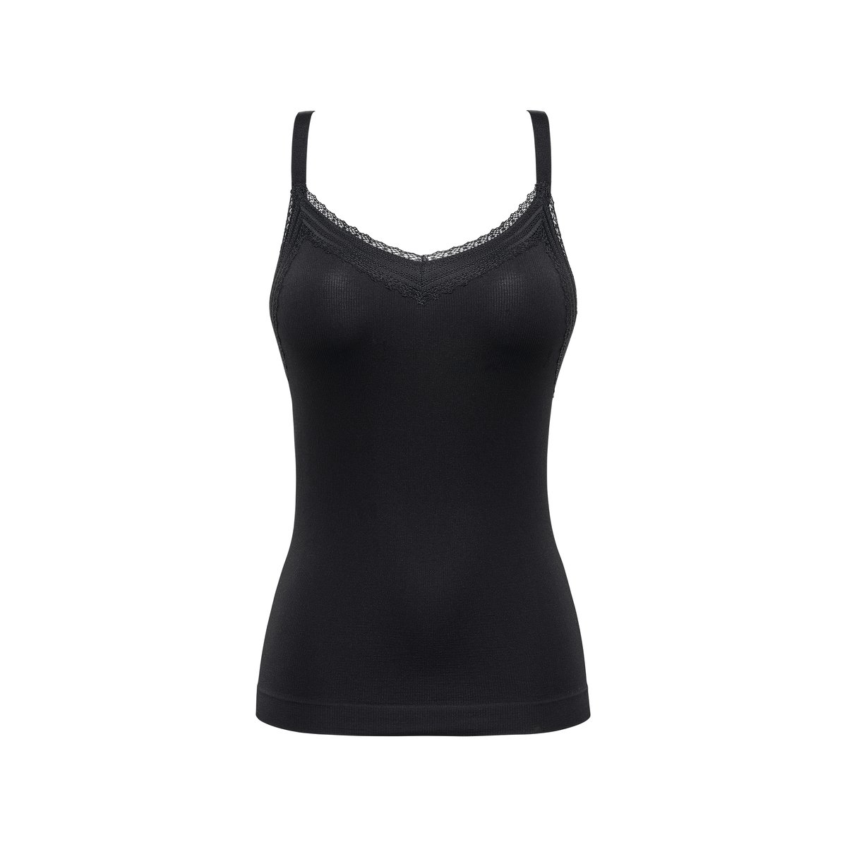 Caraco côtelé extensible Agathe noir, SANS COMPLEXE
