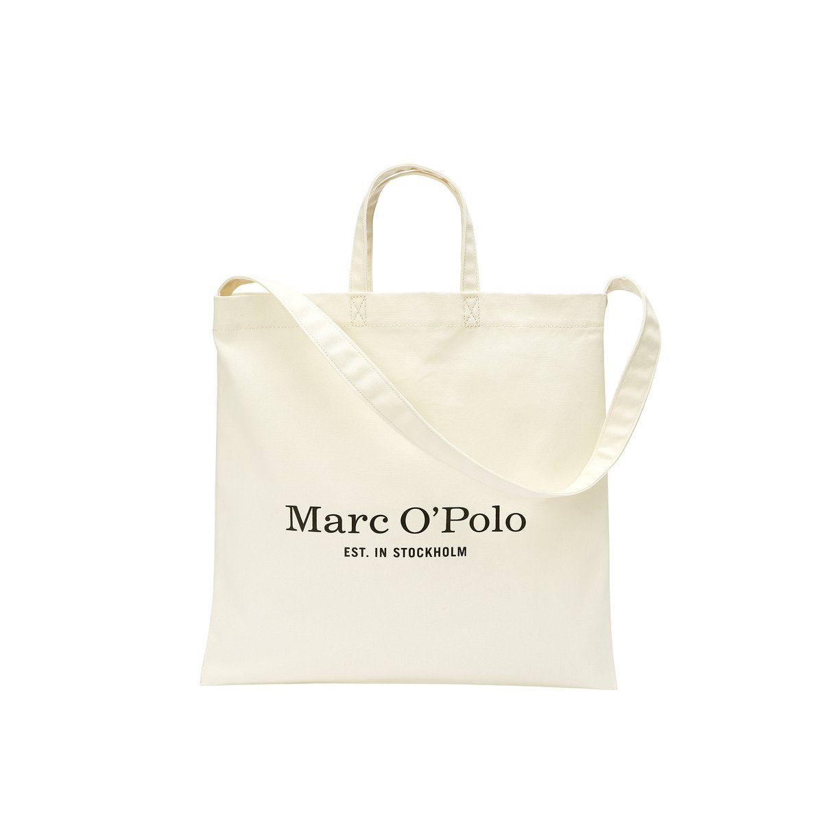 Cabas en coton biologique robuste blanc, MARC O'POLO