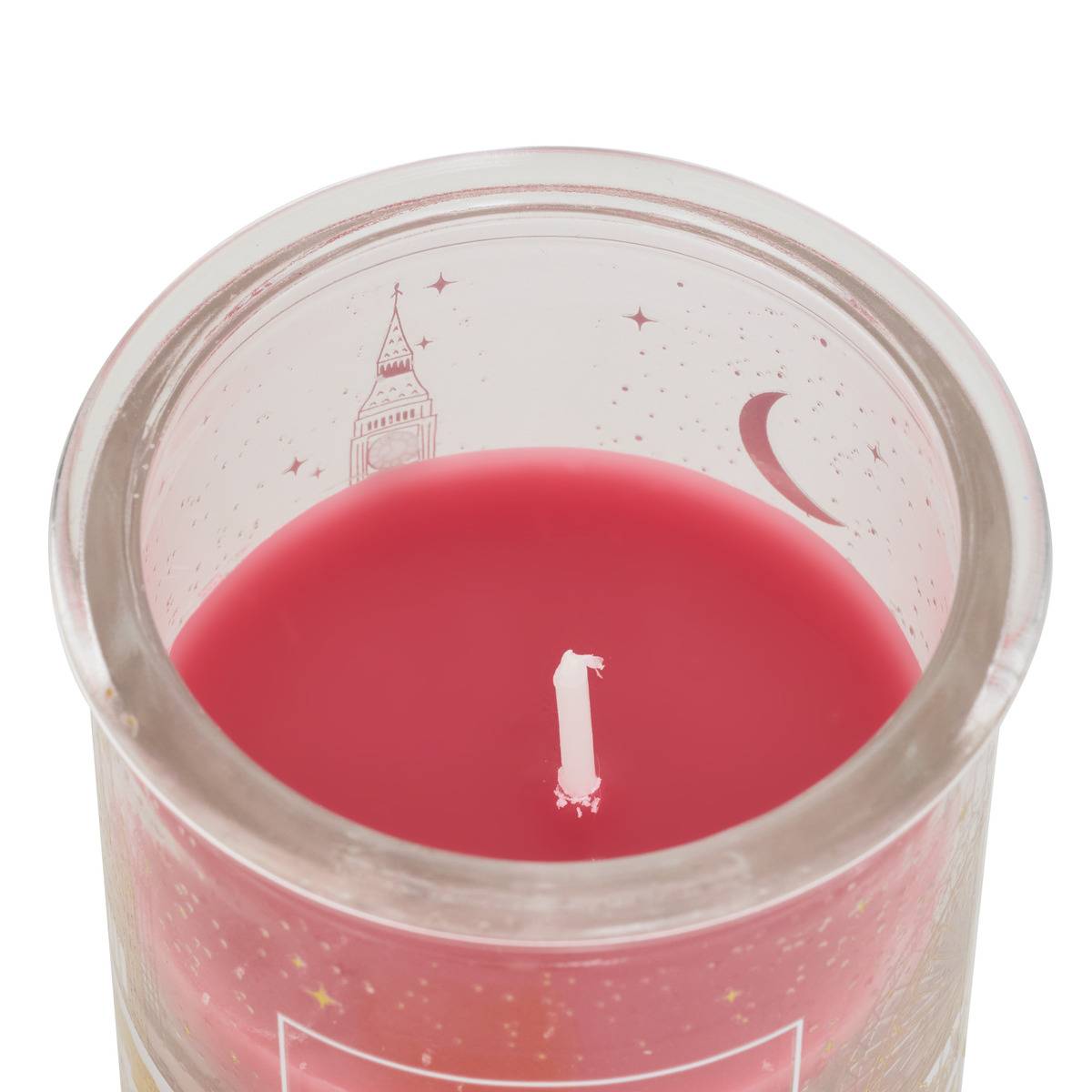 Bougie parfumée Hiver à Londres 85 g rouge, FEERIC LIGHTS & CHRISTMAS