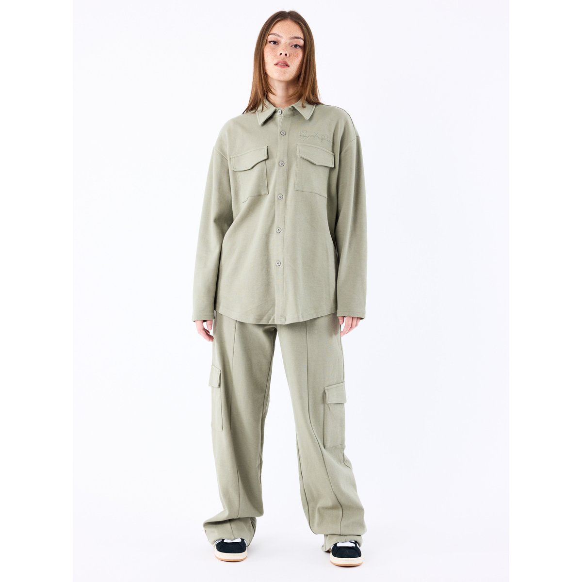 Pantalon habillé oversize khaki clair, PROJECT X