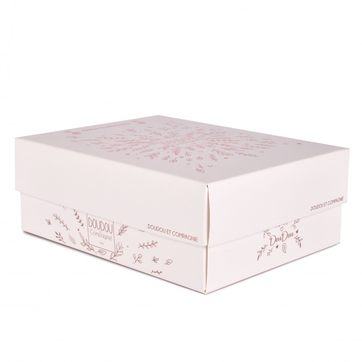 Veilleuse peluche musicale ours rose, DOUDOU ET COMPAGNIE