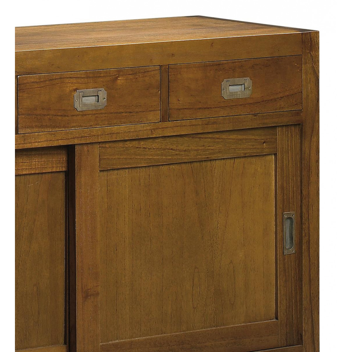 Buffet 3 tiroirs bronze - ONÉLINE marron, DECORATION D’AUTREFOIS