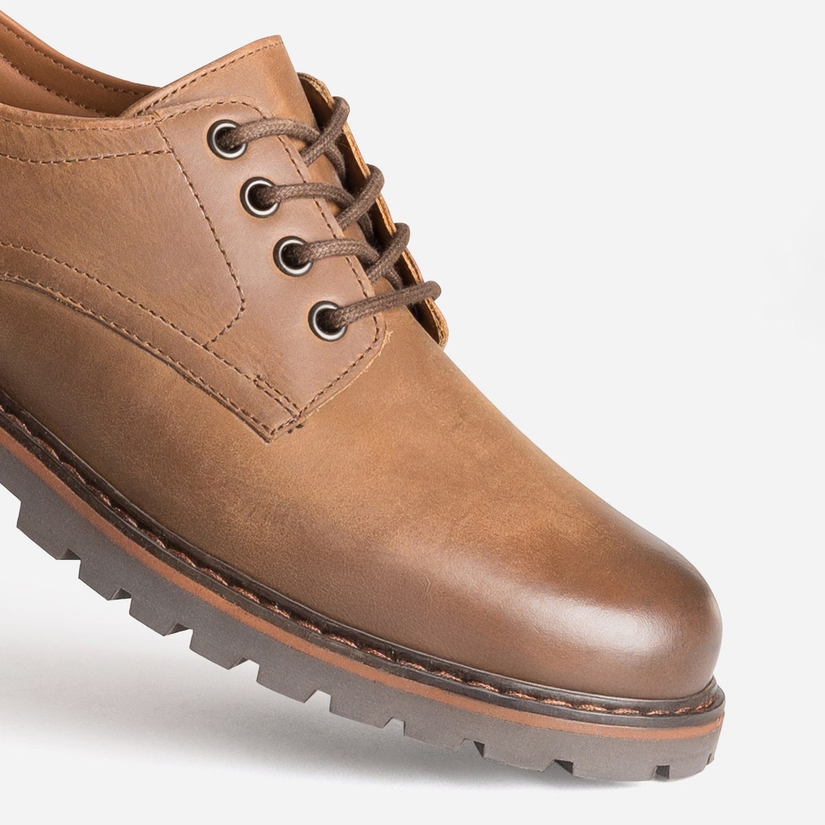 Derby en cuir FABRIZZIO cognac, ERAM