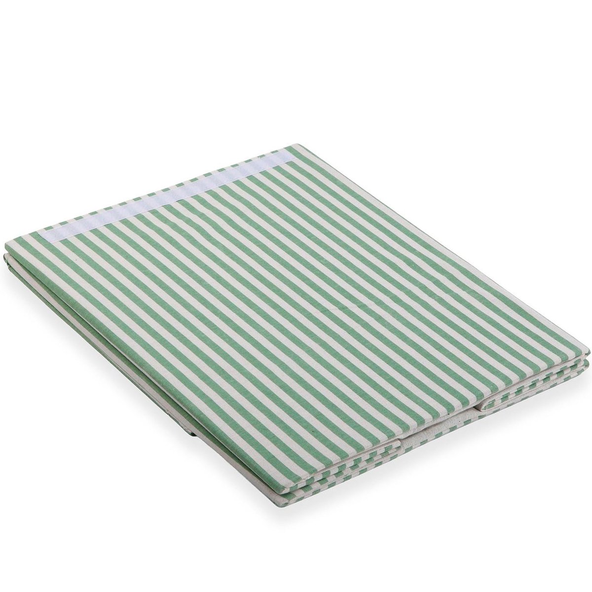 Panier à linge rayé vert 35x35x55cm vert, VERSA