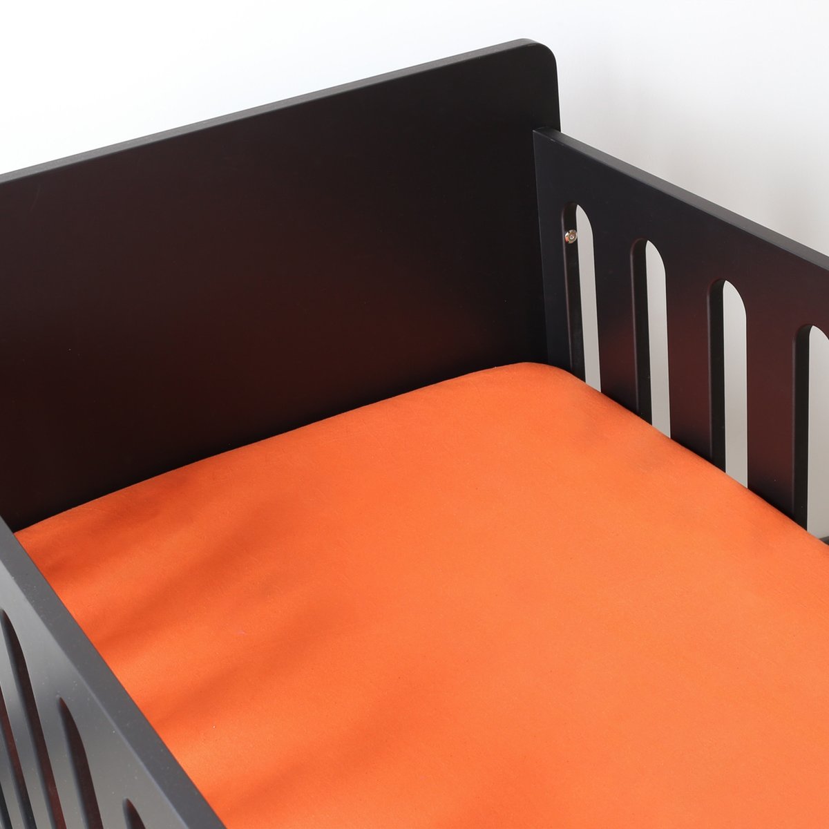 Drap housse pour berceau bébé #ef6f4c, TROIS KILOS SEPT