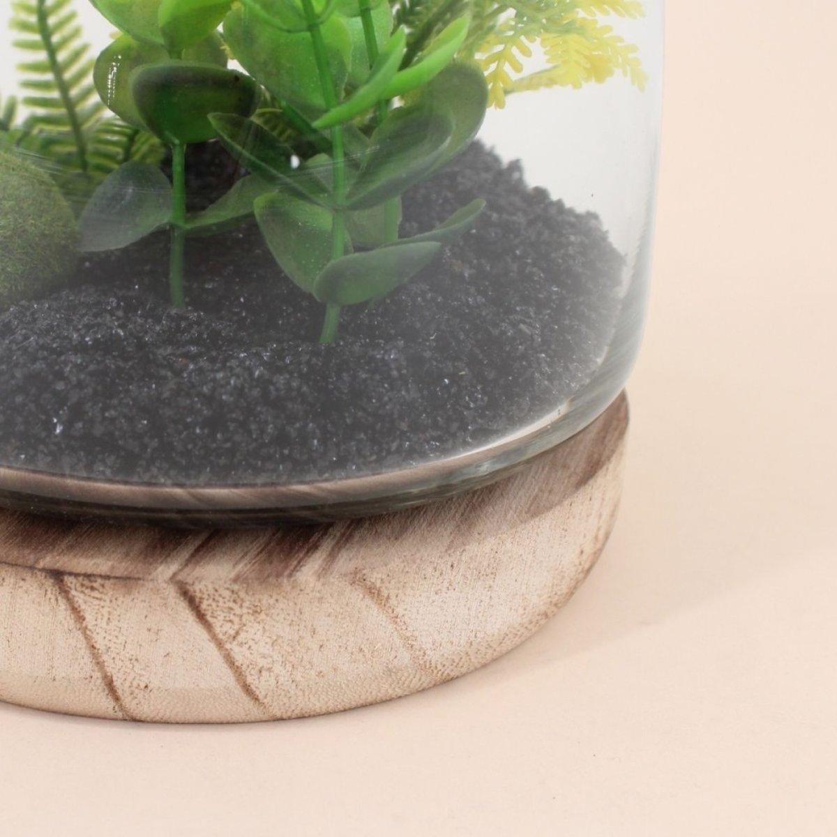 Plante artificielle terrarium 16x13,5cm vert, ORNAMI