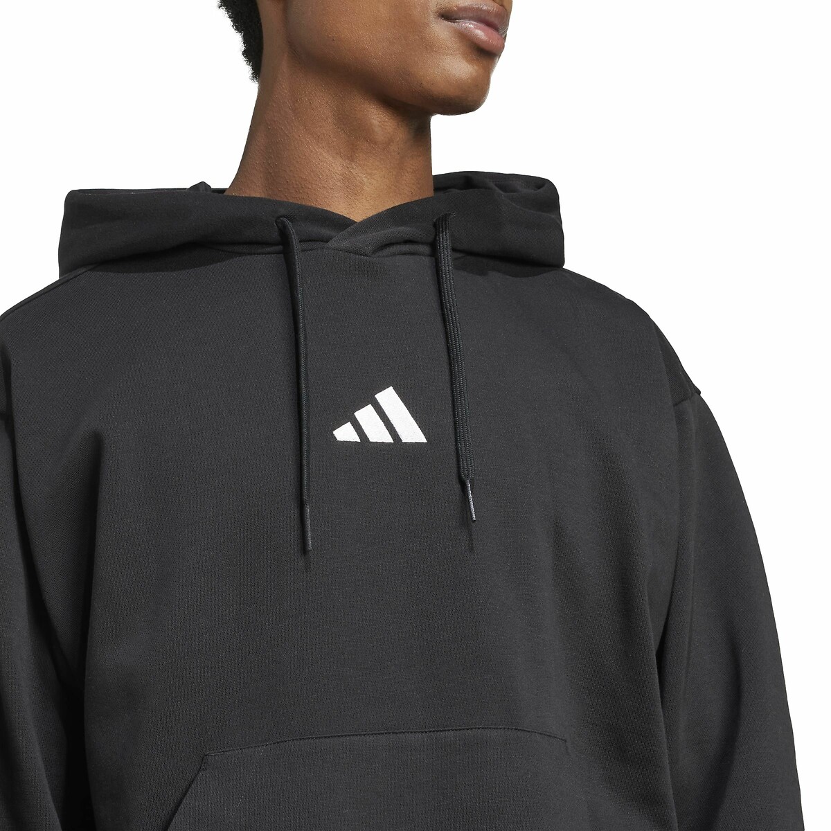 Sweat molleton à capuche essentiel Feelcozy noir, ADIDAS SPORTSWEAR