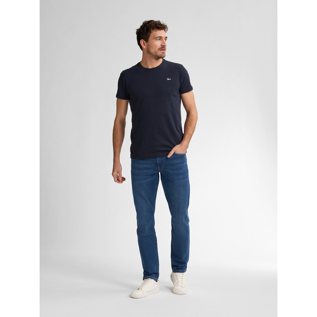 Sherborne classic slim fit jeans palmstone bleu medium blue, PETROL INDUSTRIES