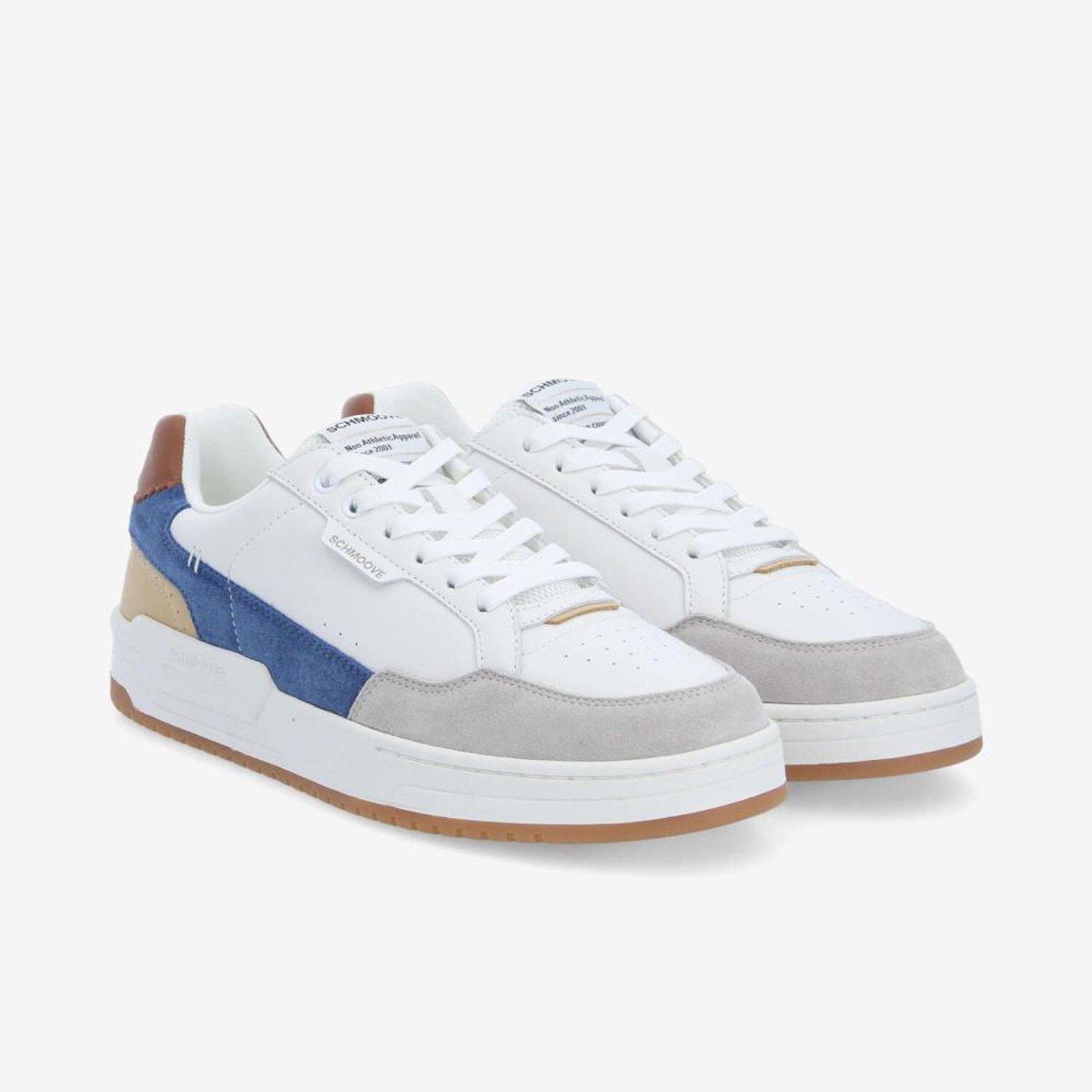 Sneakers BROOKLYN PREPPY blanc, SCHMOOVE