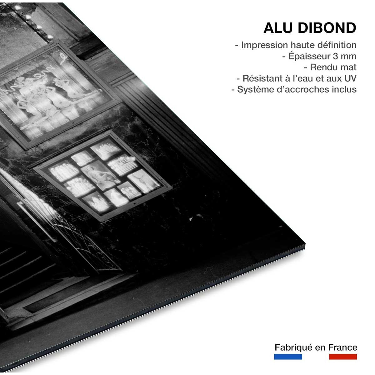 Photo de Paris vintage , L'ancien Pigalle tableau alu dibond, HEXOA