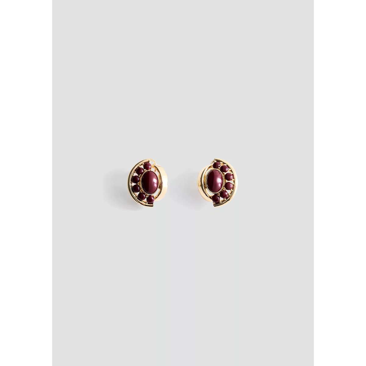 Boucles d’oreilles détail perles or, MANGO
