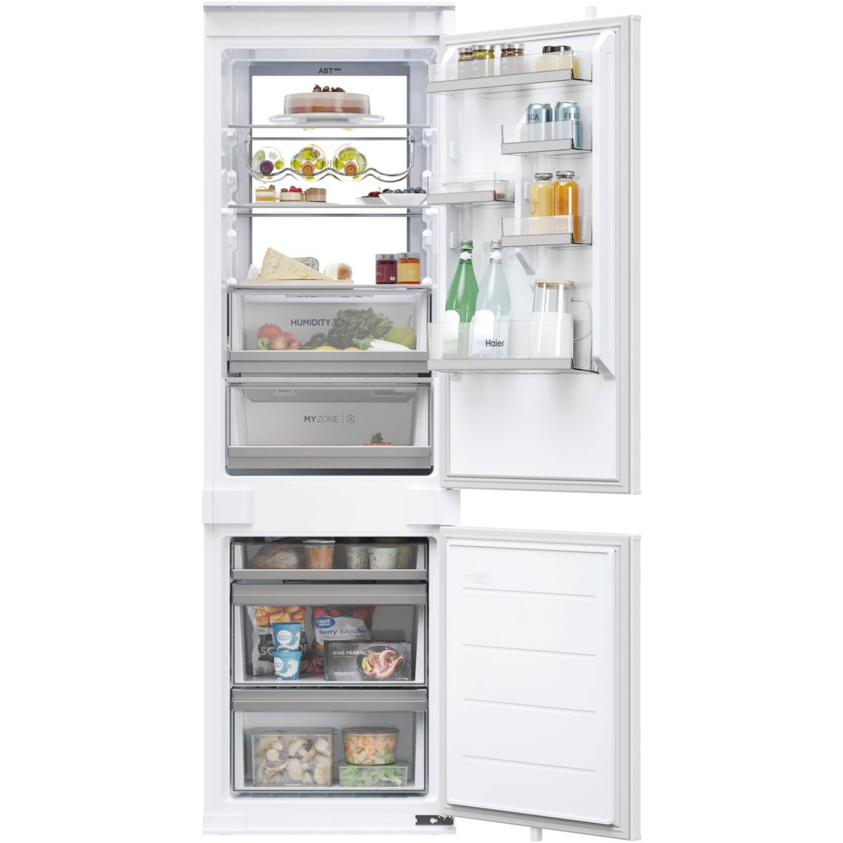 Réfrigérateur combiné encastrable HBW7518C couleur unique, HAIER