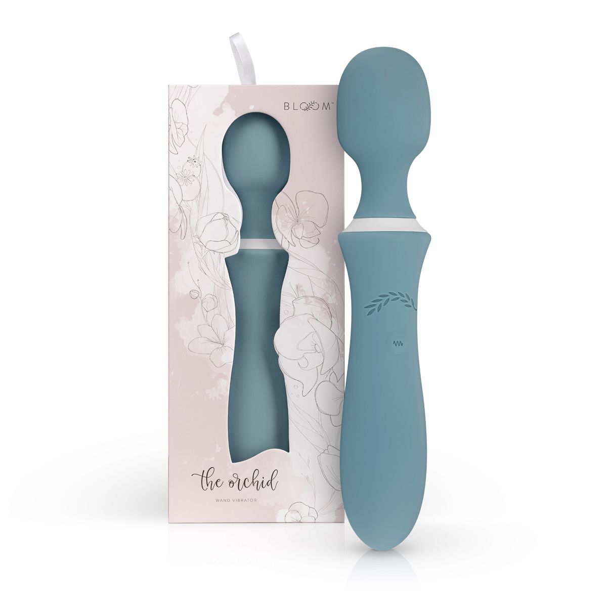 Vibromasseur clitoridien Wand L'ORCHIDÉE bleu, BLOOM