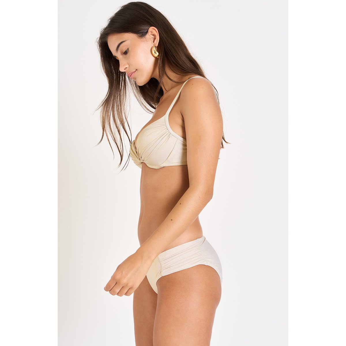 Haut de maillot armaturé Praline - ADAMAN ecru, LIVIA