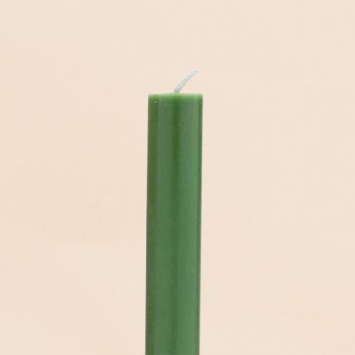 Set de 10 bougies cierges 20 cm vert foncé, ORIGINALHOME